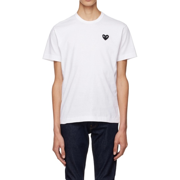White Heart Patch T-Shirt - COMME DES GARÇONS PLAY - Picture 8 of 15